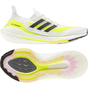 Pánské běžecké boty adidas Ultraboost 21 bílé